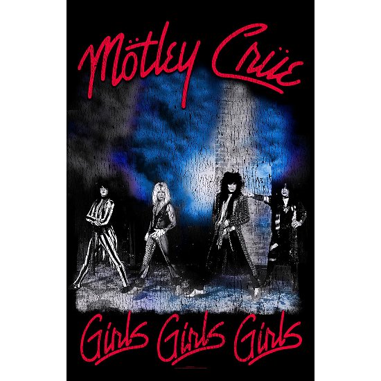 Motley Crue Textile Poster: Girls, Girls, Girls - Mötley Crüe - Produtos -  - 5055339789985 - 