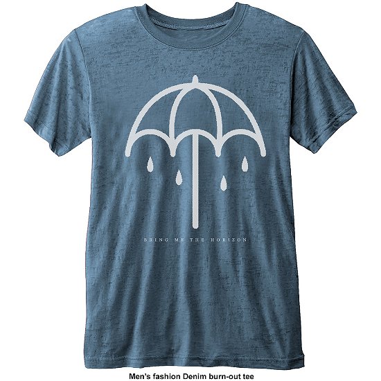 Bring Me The Horizon: Umbrella Blue (T-Shirt Unisex Tg. XS) - Bring Me The Horizon - Produtos - Bravado - 5055979965985 - 
