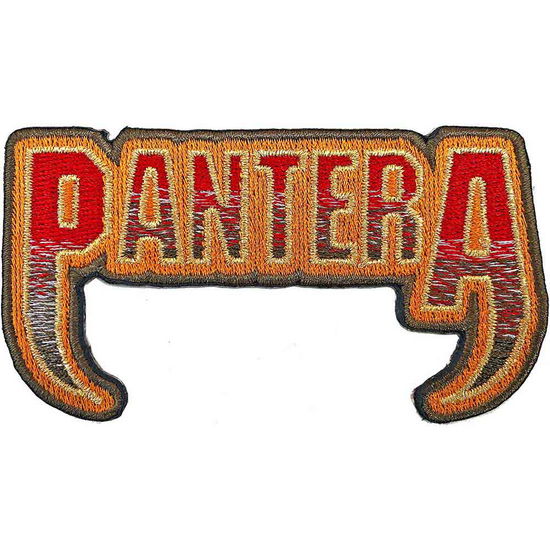 Pantera Standard Woven Patch: Fangs Logo - Pantera - Produtos -  - 5056368641985 - 