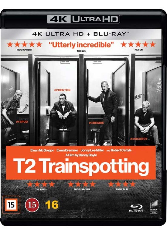 Cover for T2 Trainspotting (4K UHD + Blu-ray) [4K edition] (2017)