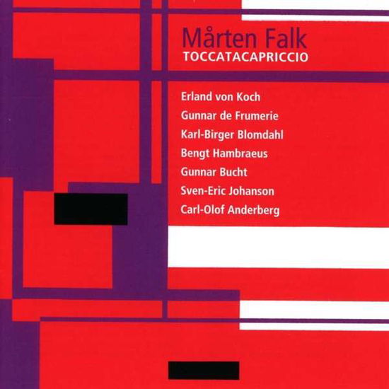 Cover for Marten Falk · Toccatacapriccio (CD) (2021)