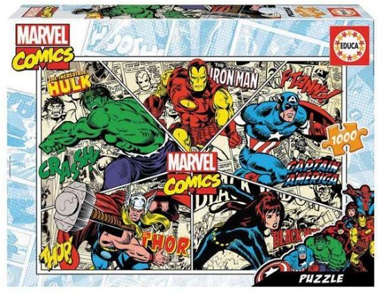 Cover for Educa · 18498 - Serie Heroes Puzzle - Marvel Comics - 1000 Teile (N/A) (2020)
