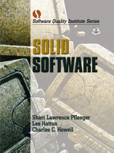 Cover for Shari Lawrence Pfleeger · Solid Software (Paperback Book) (2001)