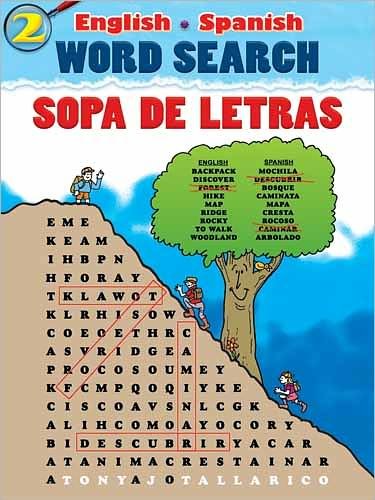 Cover for Tony J Tallarico · English-Spanish Word Search SOPA De Letras #2 - Dover Children's Language Activity Books (MERCH) (2011)