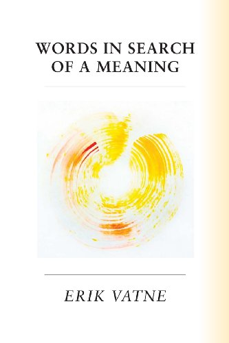 Cover for Erik Vatne · Words in Search of a Meaning (Paperback Book) (2013)