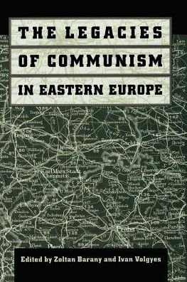 Cover for Zoltan Barany · The Legacies of Communism in Eastern Europe (Pocketbok) (1995)