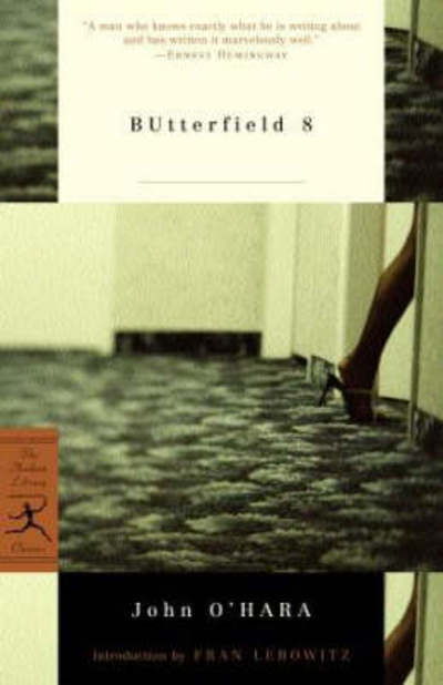 Cover for John O'Hara · Butterfield 8 - Modern Library Classics (Paperback Book) (2002)