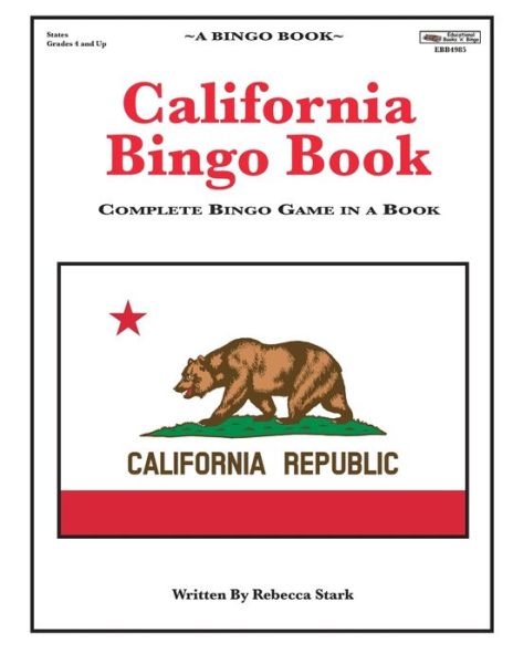 Cover for Rebecca Stark · California Bingo Book (Paperback Book) (2016)