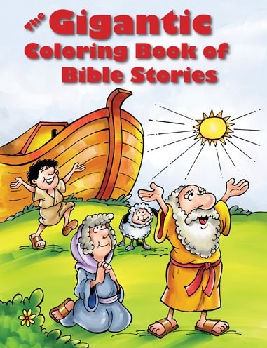 Cover for Tyndale · The Gigantic Coloring Book Of Bible Stories (Paperback Bog) (2014)