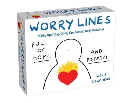 Worry Lines · A Worry Lines 2025 Day-to-Day Calendar: Mildly Uplifting Oddly Comforting Daily Drawings (Kalender) (2024)