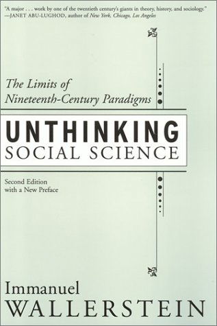 Cover for Immanuel Wallerstein · Unthinking Social Science: Limits Of 19Th Century Paradigms (Hardcover Book) (2001)