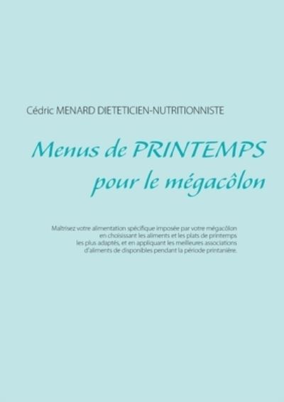 Cover for Menard · Menus de printemps pour le mégac (N/A) (2021)