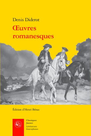 Cover for Denis Diderot · OEuvres Romanesques (Bok) (2022)