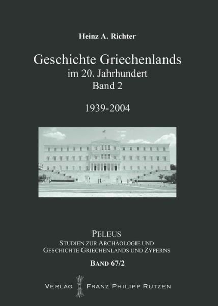 Cover for Richter · Geschichte Griechenlands im 20. (Bog) (2015)