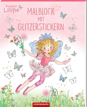 Cover for Monika Finsterbusch · Malblock mit Glitzerstickern (Prinzessin Lillifee) (Book) (2024)