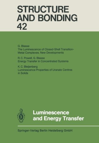 Cover for Xue Duan · Luminescence and Energy Transfer - Structure and Bonding (Taschenbuch) [Softcover reprint of the original 1st ed. 1980 edition] (2013)