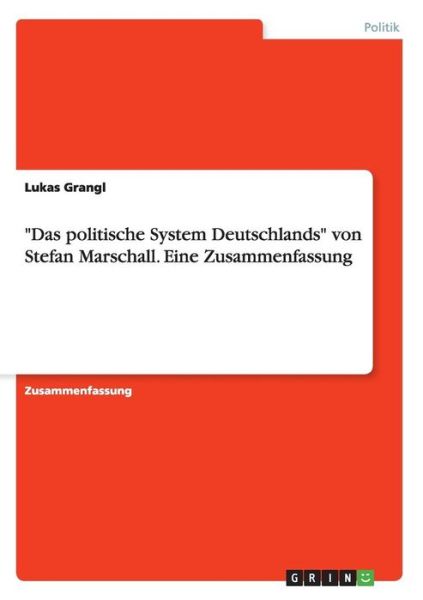 Cover for Grangl · &quot;Das politische System Deutschla (Book) (2015)