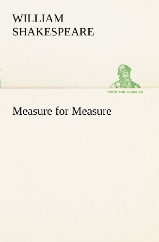 Cover for William Shakespeare · Measure for Measure (Tredition Classics) (Paperback Book) (2012)