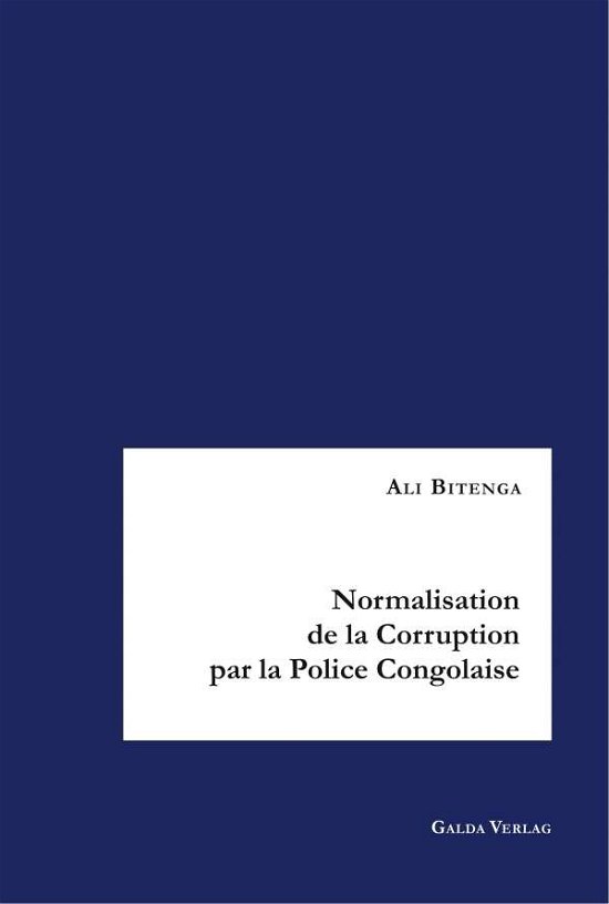 Cover for Bitenga · Normalisation de la Corruption (Book) (2018)