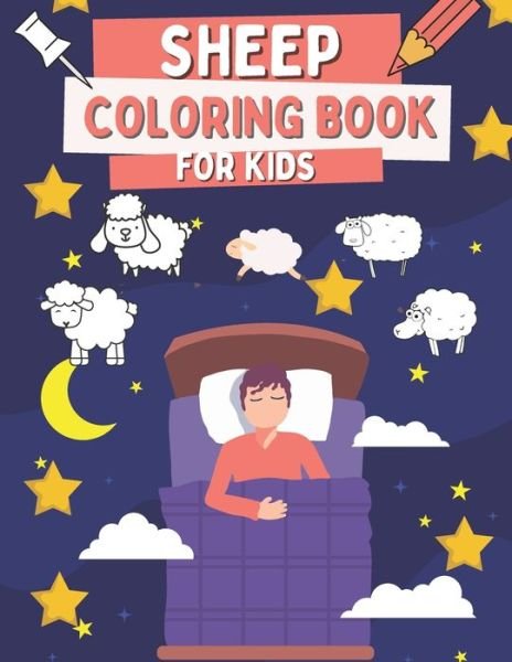 Cover for Ocar Barrys · Sheep Coloring book For Kids (Paperback Book) (2020)