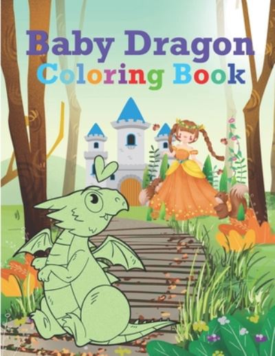 Cover for Kampanat Buachan · Baby Dragons Coloring Book (Paperback Book) (2020)