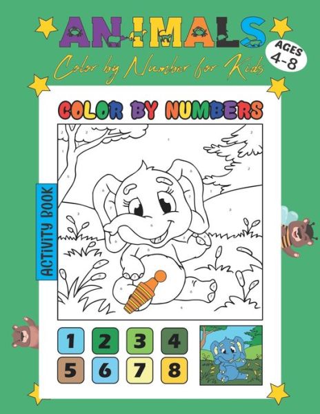 Cover for Salah Coloring Activity Book · Animals Color by Number for Kids (Paperback Book) (2021)