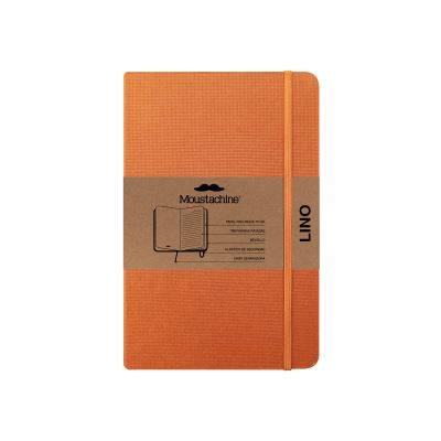 Cover for Moustachine · Moustachine Classic Linen Pocket Ochre Ruled Flex (Book) (2024)