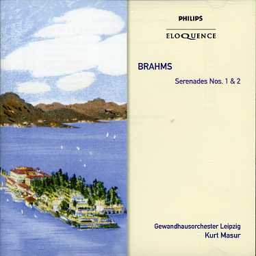 Cover for Johannes Brahms · Serenades Nos 1 &amp; 2 (CD) (2010)