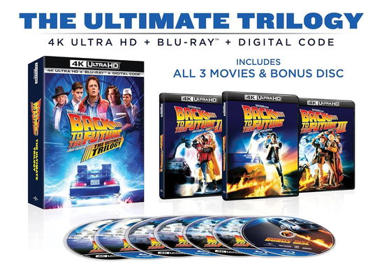 Cover for Back to the Future: the Ultimate Trilogy (4K UHD Blu-ray) (2024)