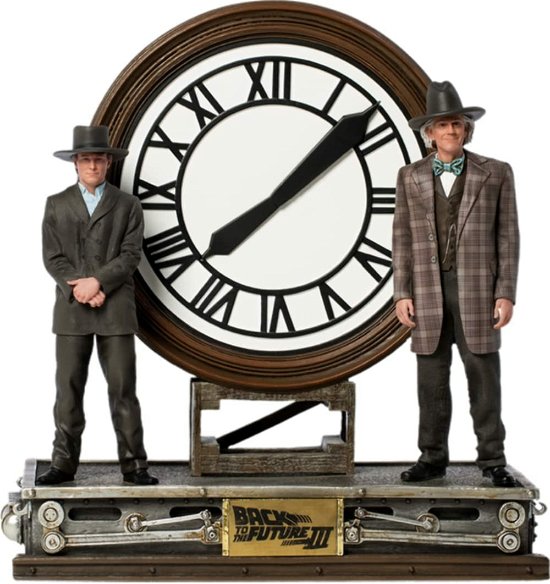 Cover for Iron Studios · Marty and Doc at the Clock - Back to the Future - (MERCH) (2022)