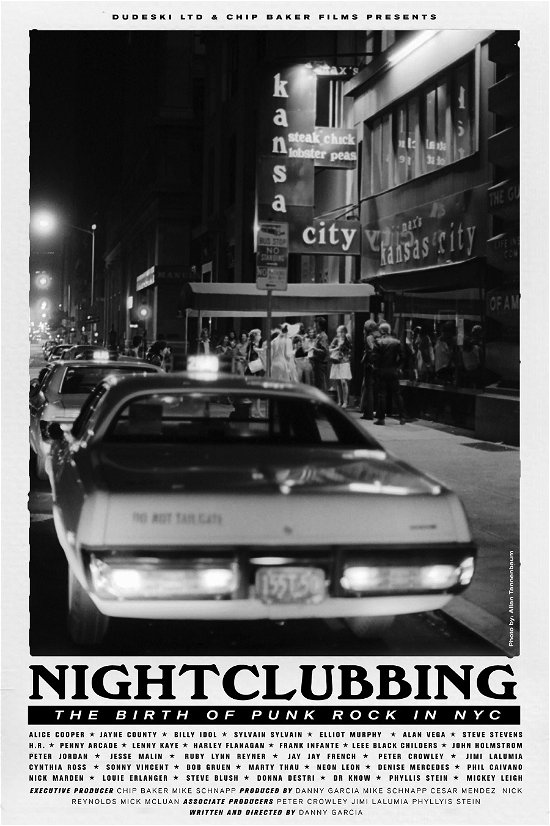 Cover for Nightclubbing · Nightclubbing: The Birth Of Punk In Nyc (DVD) (2023)