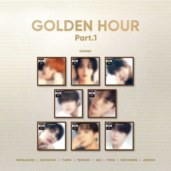 ATEEZ · Golden Hour Pt.1 (CD/Merch) [Europe Hello82 Pop-Up Digipack edition] [Wooyoung Version] (2024)