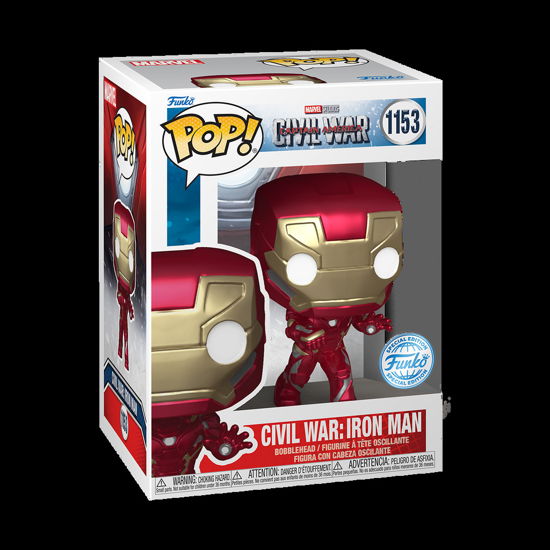 Marvel - Captain America Civil War - Iron Man Exclusive (1153) - Marvel - Produtos - Funko - 0889698700986 - 