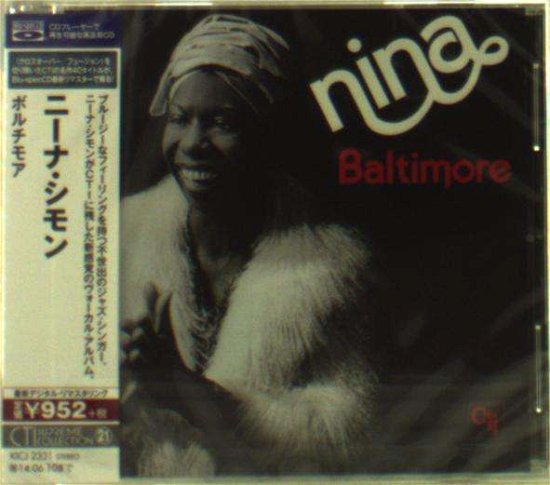 Cover for Nina Simone · Baltimore (CD) [Japan Import edition] (2013)
