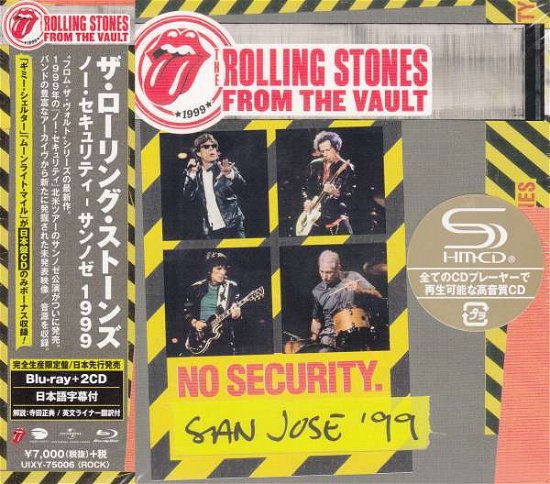 Cover for The Rolling Stones · From The Vault: No Security (san Jose'1999) (Blu-Ray) [Limited edition] (2018)