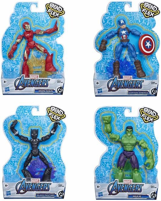Marvel: Avengers · Marvel: Hasbro - Avengers - Bend And Flex - Personaggi  Snodabili 15Cm Ast (Toys)