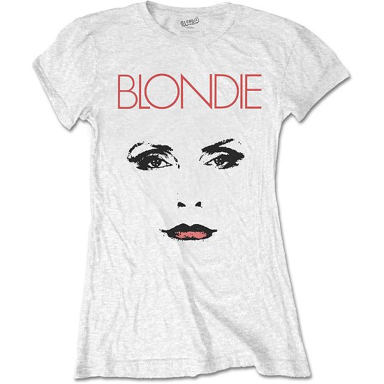 Cover for Blondie · Blondie Ladies T-Shirt: Staredown (T-shirt) [size S] [White - Ladies edition]