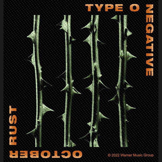 Cover for Type O Negative · Type O Negative Standard Woven Patch: October Rust (Patch)