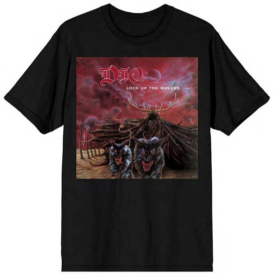 Cover for Dio · Dio Unisex T-Shirt: Lock Up The Wolves (T-shirt) [size S]