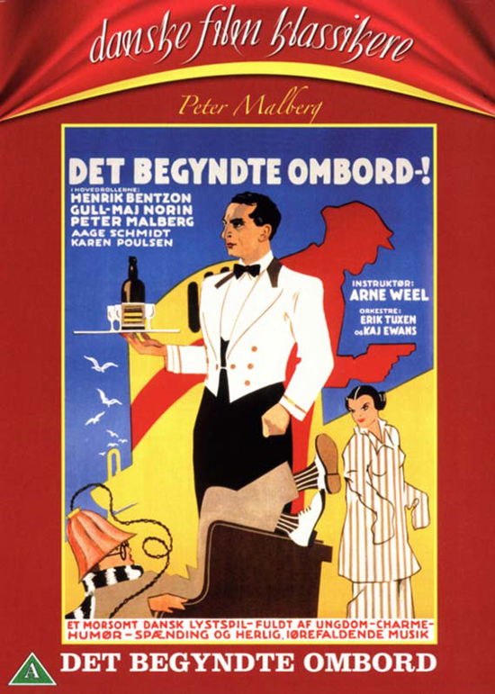 Cover for Det Begyndte Ombord · Det begyndte ombord (1937) [DVD] (DVD) (2024)