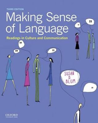 Cover for Susan D. Blum · Making Sense of Language Readings in Culture and Communication (Book) (2016)