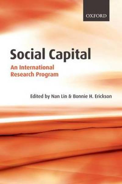 Cover for Nan Lin · Social Capital: An International Research Program (Taschenbuch) (2010)