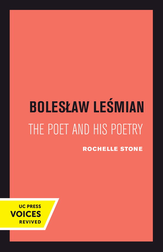 Cover for Rochelle Heller Stone · Boleslaw Lesmian: The Poet and His Poetry (Hardcover Book) (2024)