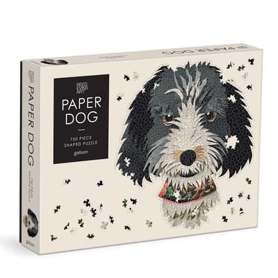 Cover for Galison · Paper Dogs 750 Piece Shaped Puzzle (SPILL) (2022)