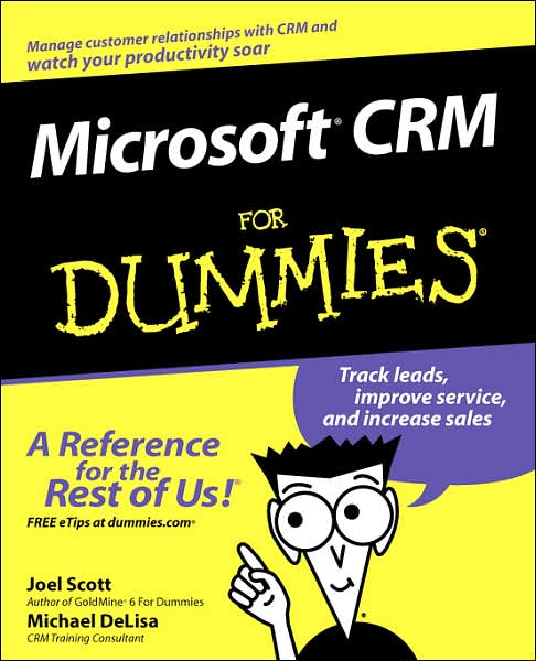 Cover for Scott, Joel (Computer Control Corporation, Bloomfield, Connecticut) · Microsoft CRM For Dummies (Paperback Book) (2003)