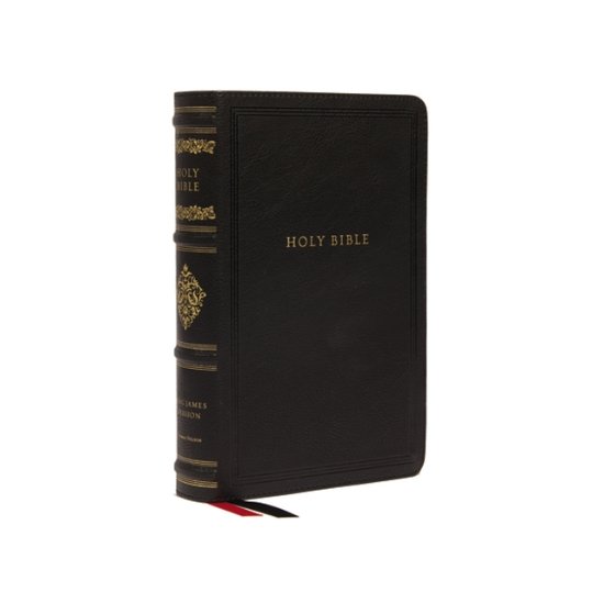 Cover for Thomas Nelson · KJV, Wide-Margin Reference Bible, Sovereign Collection, Leathersoft, Black, Red Letter, Comfort Print: Holy Bible, King James Version (Leather Book) (2022)