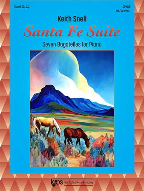 Cover for Santa Fe Suite: Seven Bagatelles for Piano (Partitur) (2021)