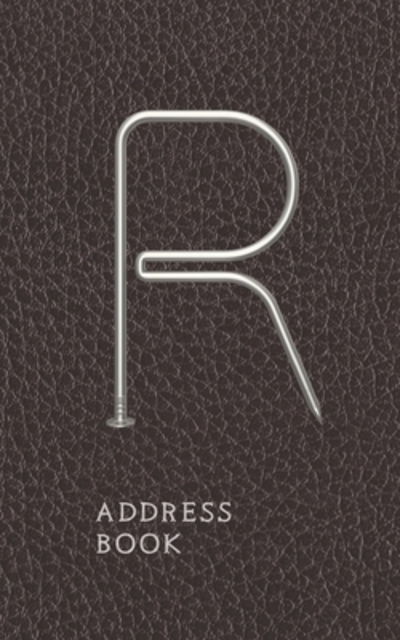 Cover for Manly Monogram Designs · R Address Book (Paperback Book) (2019)