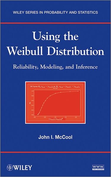Cover for McCool, John I. (Penn State Great Valley, USA) · Using the Weibull Distribution: Reliability, Modeling, and Inference - Wiley Series in Probability and Statistics (Hardcover Book) (2012)