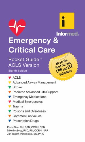 Cover for Paula Derr · Emergency &amp; Critical Care Pocket Guide, Revised Eighth Edition (Spiralbog) (2021)